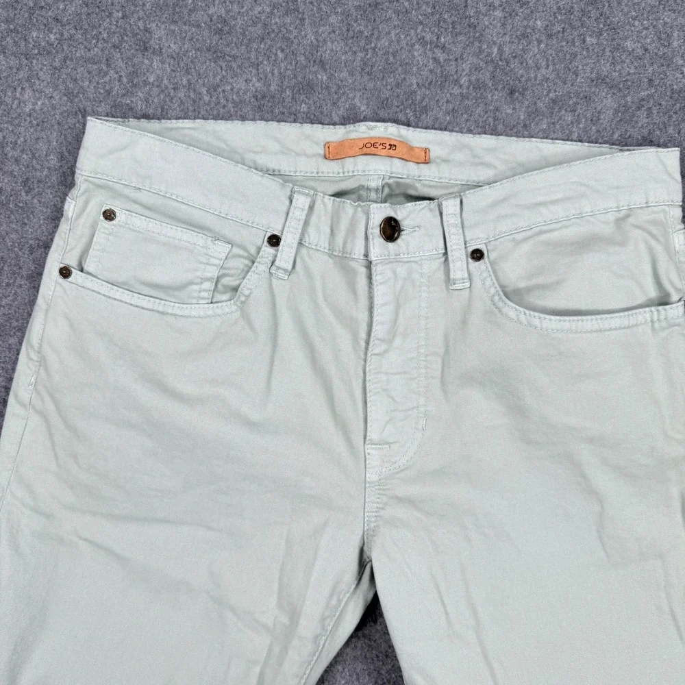 Joes Jeans Mens 32x34 Brixton Straight Leg Sage Green Stretch Pants